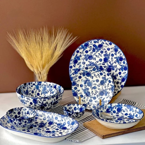 سرویس غذا خوری گل آبی جدید دنی هوم سرویس غذا خوری گل آبی جدید دنی هوم